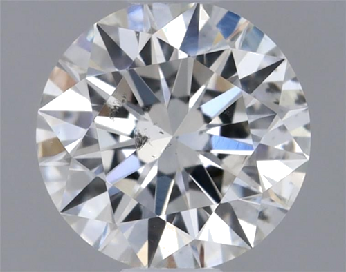 0.42 carat G-SI2 Excellent cut Natūralus Round Deimantas (1)
