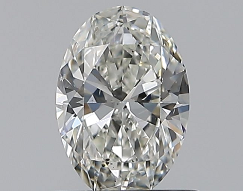 0.7 carat I-SI1 Natūralus Oval Deimantas (1)