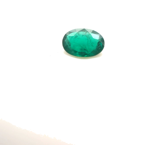 0.38 carat GREEN Oval Smaragdas (1)