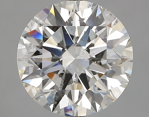 3.02 carat I-SI2 Excellent cut Natūralus Round Deimantas (1)