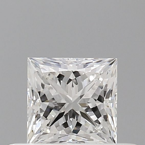 0.4 carat F-VVS2 Natūralus Princess Deimantas (1)
