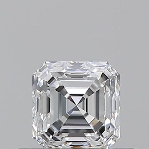 0.5 carat E-VVS1 Natūralus Asscher Deimantas (1)