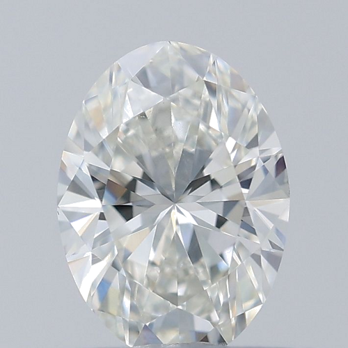 0.39 carat H-VVS2 Natūralus Oval Deimantas (1)