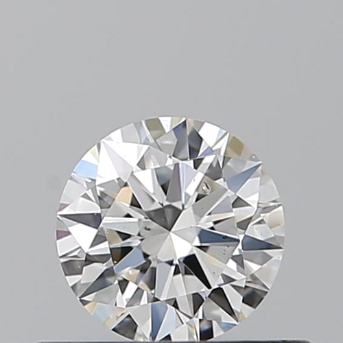 0.43 carat F-SI2 Excellent cut Natūralus Round Deimantas (1)