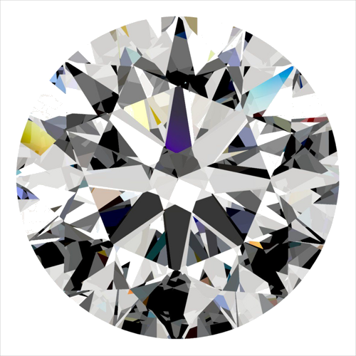 0.4 carat F-VS2 Very Good cut Natūralus Round Deimantas (1)