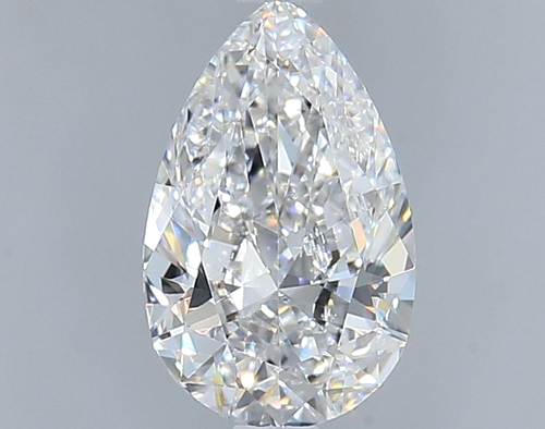 1.0 carat D-VS2 Natūralus Pear Deimantas (1)