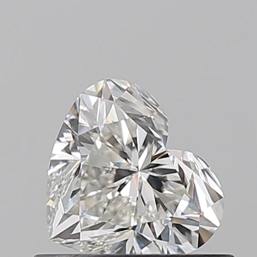 0.5 carat H-VVS1 Natūralus Heart Deimantas (1)