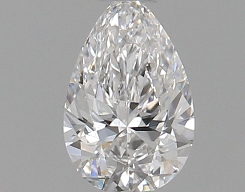 0.4 carat D-VS1 Natūralus Pear Deimantas (1)