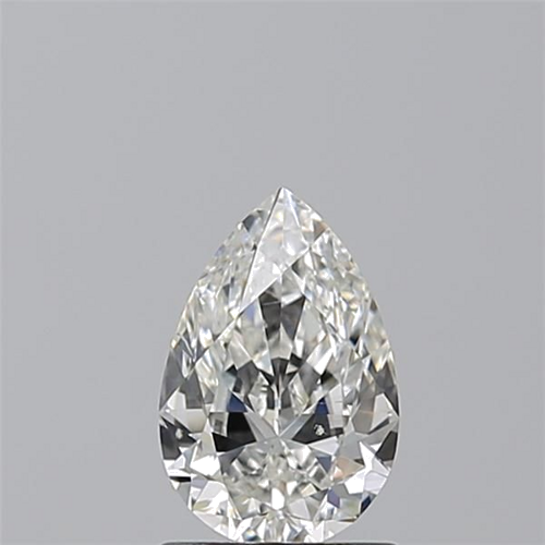 1.0 carat H-SI1 Natūralus Pear Deimantas (1)