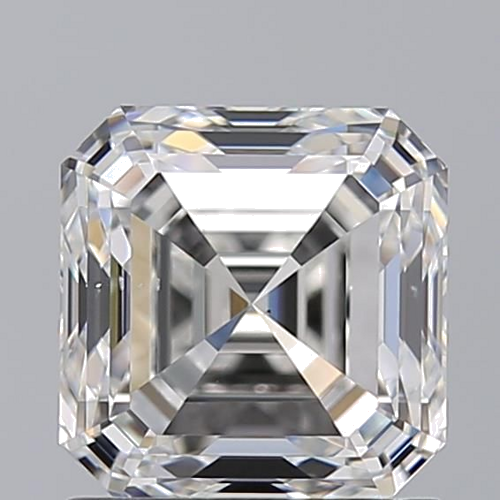 1.54 carat F-SI1 Natūralus Asscher Deimantas (1)