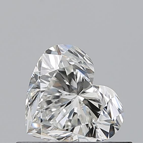 0.52 carat H-VS1 Natūralus Heart Deimantas (1)