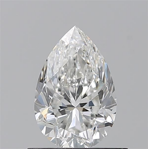 0.7 carat G-VVS2 Natūralus Pear Deimantas (1)