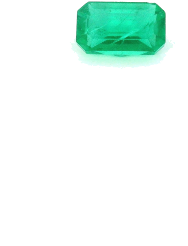 0.28 carat GREEN STEP cut Octagonal Smaragdas (1)