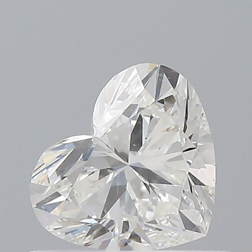 0.52 carat H-SI1 Natūralus Heart Deimantas (1)