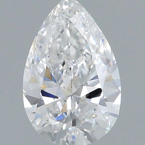 0.5 carat E-SI1 Natūralus Pear Deimantas (1)