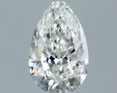 0.51 carat G-VS2 Natūralus Pear Deimantas (1)