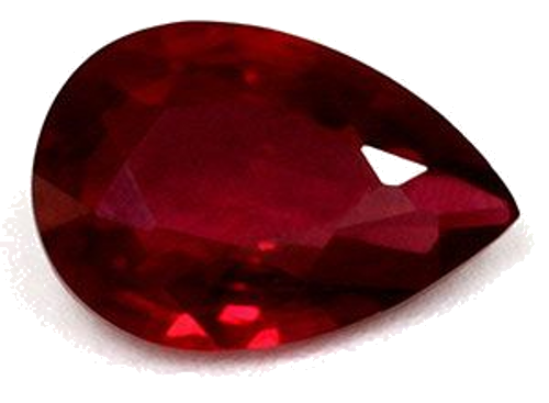 0.48 carat RED Pear Rubinas (1)