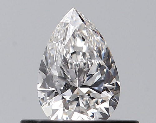 0.42 carat F-VVS2 Natūralus Pear Deimantas (1)