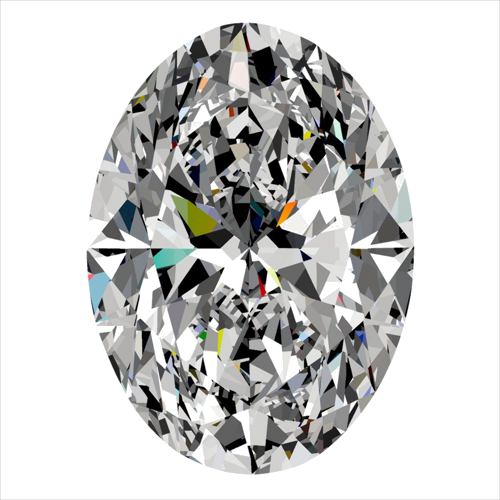 0.4 carat F-VS1 Natūralus Oval Deimantas (1)