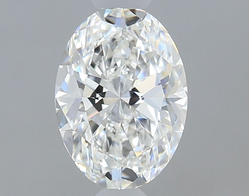 0.5 carat F-VVS2 Natūralus Oval Deimantas (1)