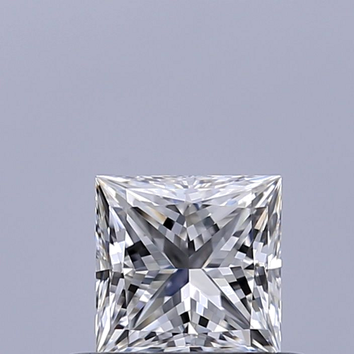 0.42 carat E-VVS1 Natūralus Princess Deimantas (1)
