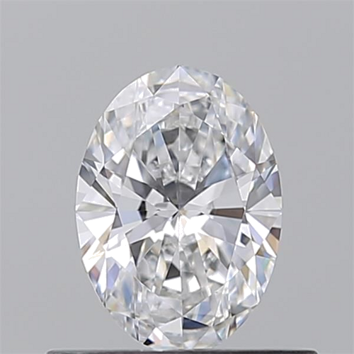0.5 carat D-VVS2 Natūralus Oval Deimantas (1)