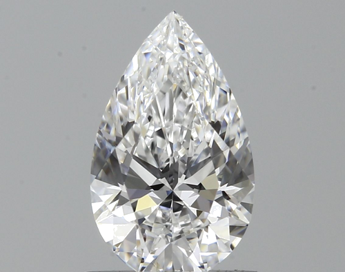 0.71 carat D-VVS2 Natūralus Pear Deimantas (1)