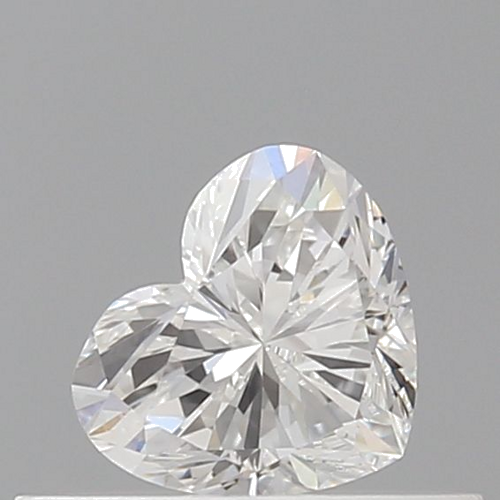 0.32 carat F-VVS1 Natūralus Heart Deimantas (1)