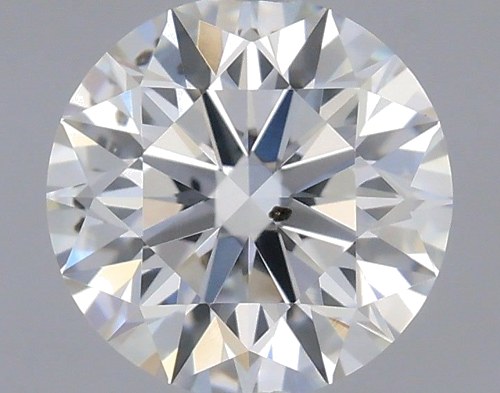 0.52 carat G-SI2 Excellent cut Natūralus Round Deimantas (1)