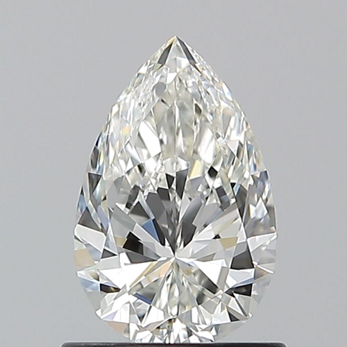 0.9 carat H-VVS1 Natūralus Pear Deimantas (1)