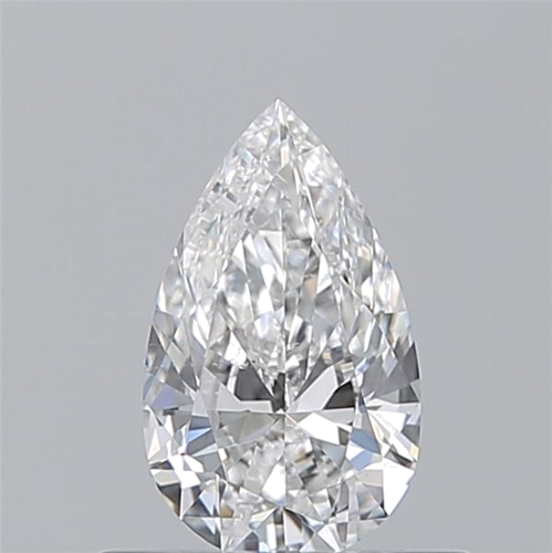 0.5 carat F-VS2 Natūralus Pear Deimantas (1)