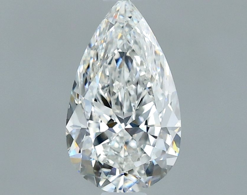 0.7 carat F-VS1 Natūralus Pear Deimantas (1)