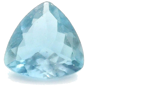 0.58 carat BLUE Triangular Aquamarine (1)