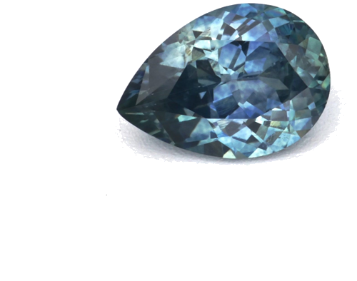 0.38 carat GREEN Pear Safyras (1)
