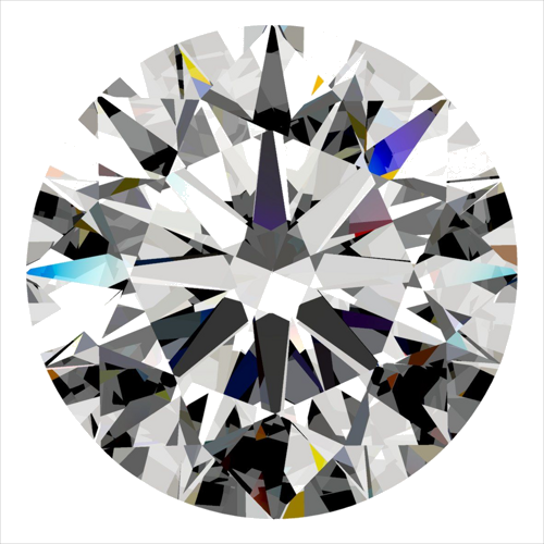 0.3 carat D-VVS2 Excellent cut Natūralus Round Deimantas (1)