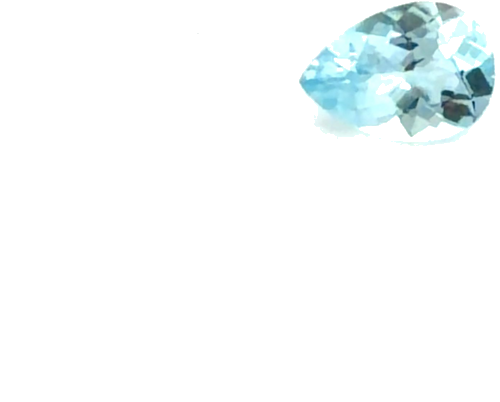 0.56 carat BLUE Pear Aquamarine (1)