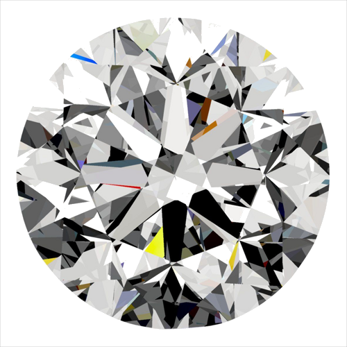 0.3 carat F-VVS1 GD cut Natūralus Round Deimantas (1)