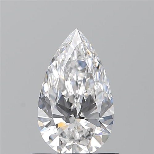 0.72 carat D-VVS2 Natūralus Pear Deimantas (1)