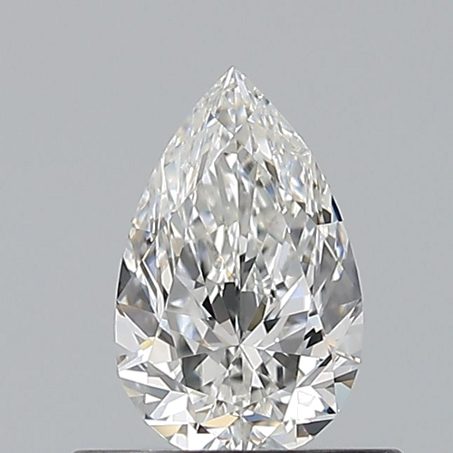 0.5 carat F-VVS1 Natūralus Pear Deimantas (1)