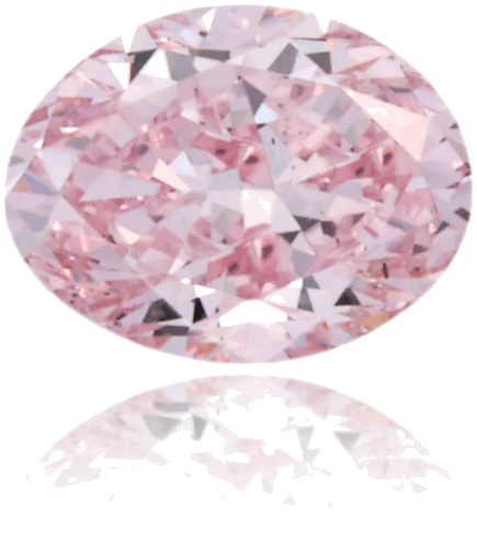 0.38 carat Fancy Pink-SI1 Natūralus Oval Deimantas (1)