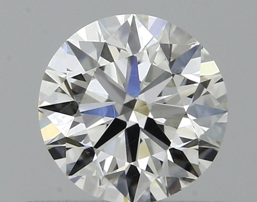 0.5 carat F-SI1 Very Good cut Natūralus Round Deimantas (1)