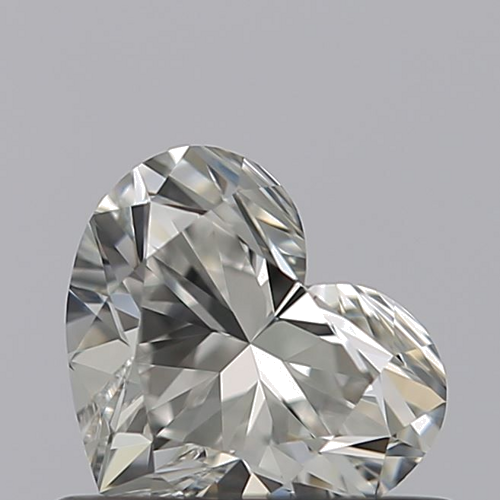 0.51 carat E-VVS1 Natūralus Heart Deimantas (1)