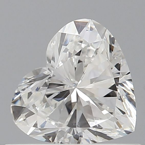 0.52 carat E-VS2 Natūralus Heart Deimantas (1)