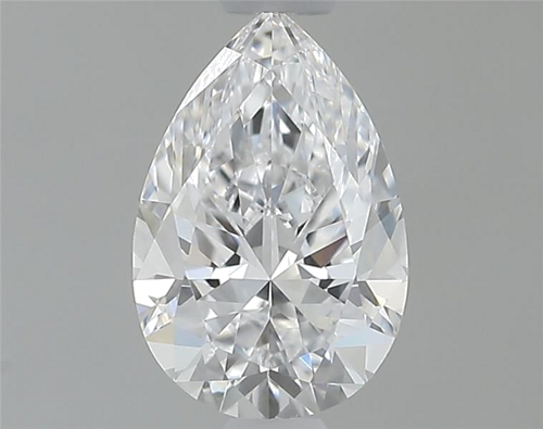0.5 carat D-VVS2 Natūralus Pear Deimantas (1)