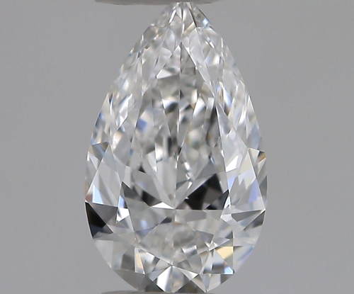 0.3 carat D-VVS1 Natūralus Pear Deimantas (1)