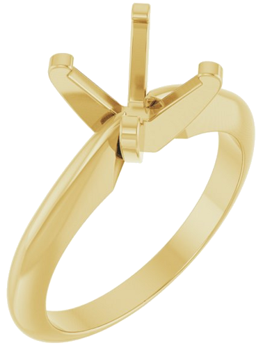 Sužadėtuvių Žiedas „Solitaire“ 14k yellow gold Round 7.6mm (1)