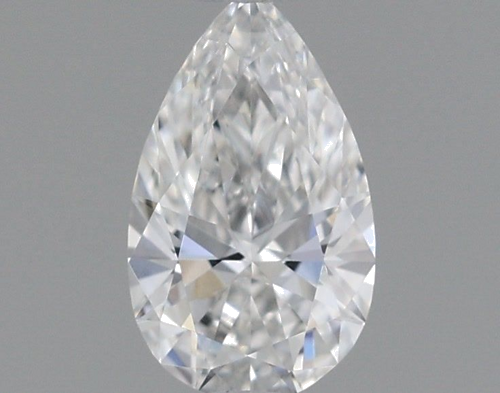 0.19 carat F-SI1 Natūralus Pear Deimantas (1)
