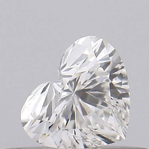 0.26 carat I-VVS1 Natūralus Heart Deimantas (1)