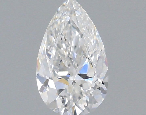 0.5 carat E-SI1 Natūralus Pear Deimantas (1)