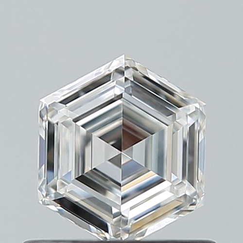 0.5 carat G-VVS2 Natūralus Hexagonal Deimantas (1)
